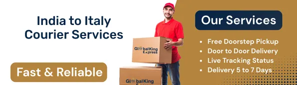 International Courier from India to Italy