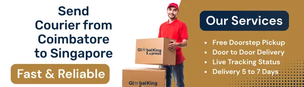 Send Courier from Coimbatore to Singapore