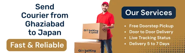Send Courier from Ghaziabad to Japan