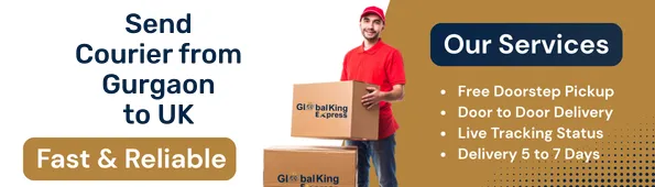 Send Courier from Gurgaon to UK