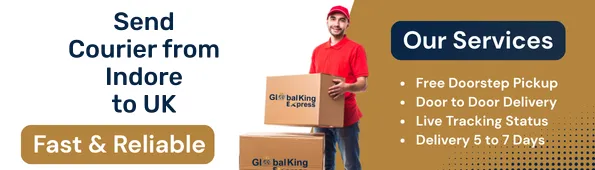Send Courier from Indore to UK