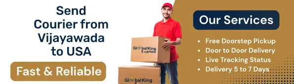 Send Courier from Vijayawada to USA