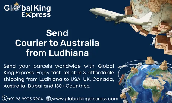 Send Courier to Australia from Ludhiana