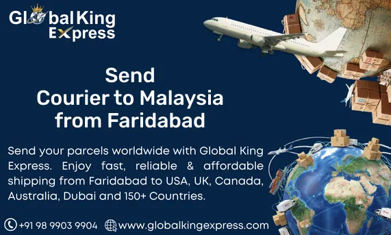 Send Courier to Malaysia from Faridabad