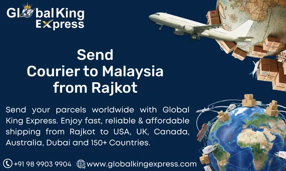 Send Courier to Malaysia from Rajkot