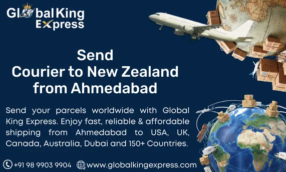 Send Courier to New Zealand from Ahmedabad