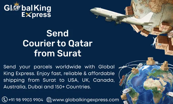 Send Courier to Qatar from Surat