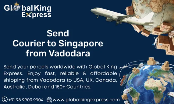 Send Courier to Singapore from Vadodara