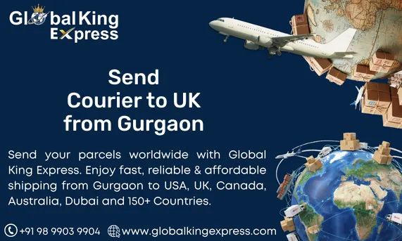 Send Courier to UK from Gurgaon