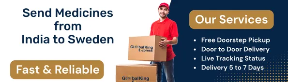 Send Medicines from India to Sweden